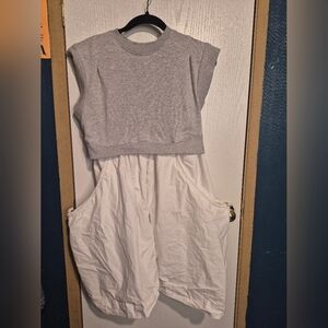 Daily Practice Gardenia Short-Sleeve Babydoll Mini Dress